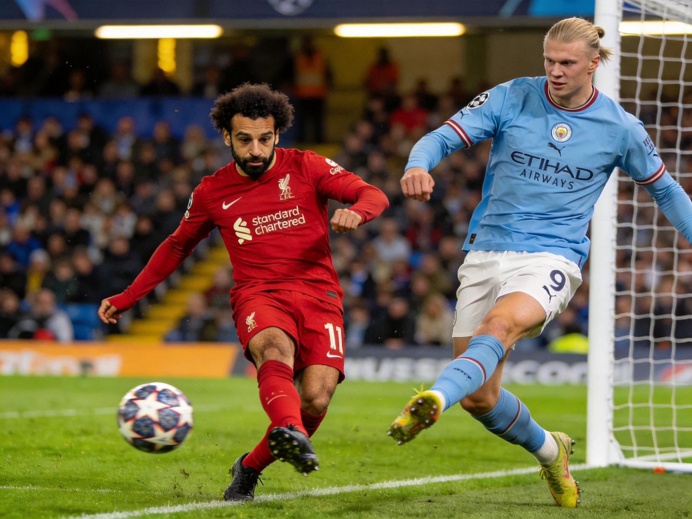 英超 曼城2-2利物浦